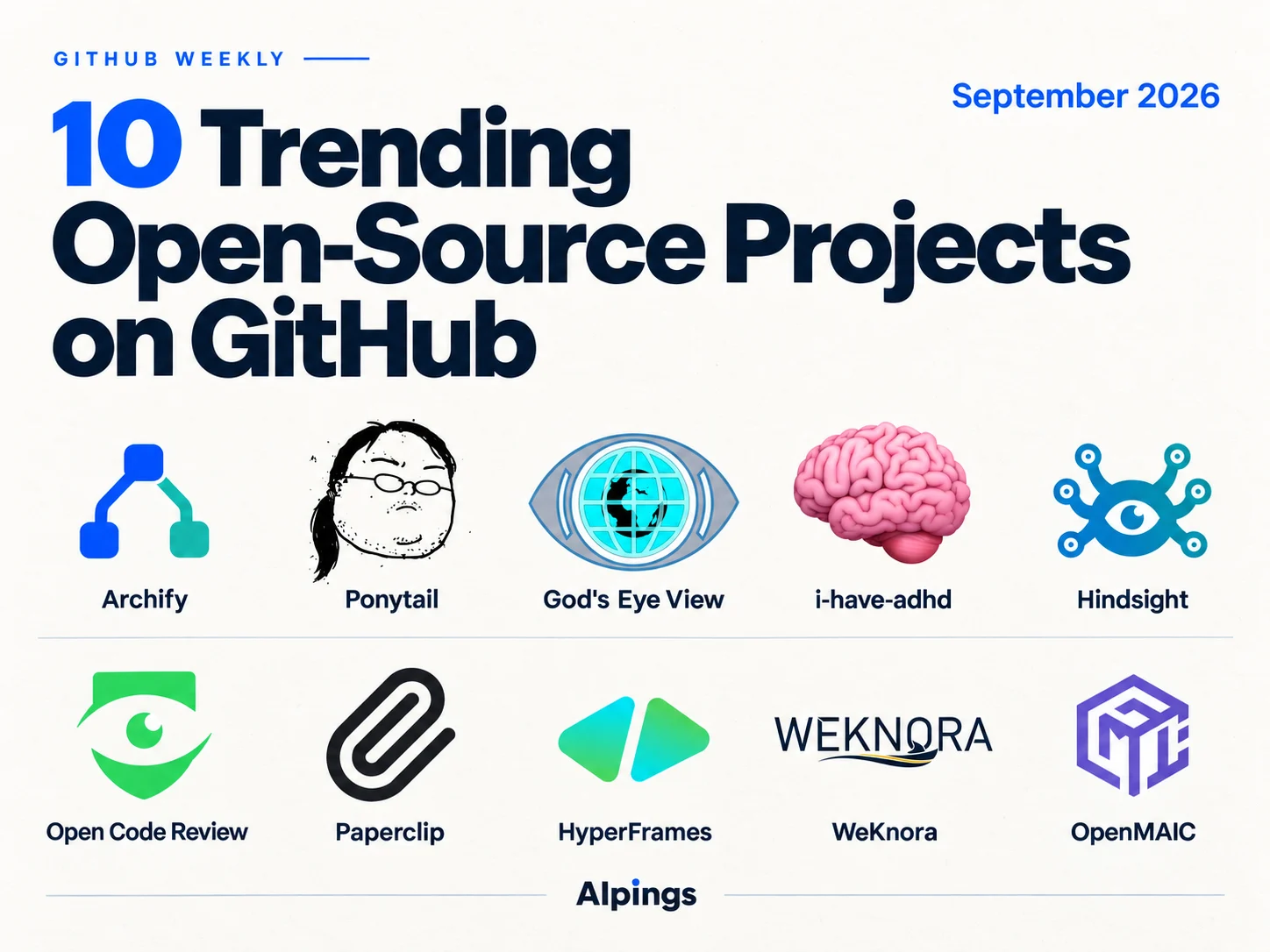 10 Trending Open-Source Projects on GitHub