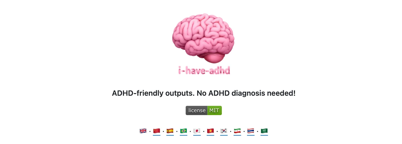 i-have-adhd: Make AI Responses Start with the Next Action